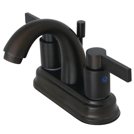 Kingston Brass KB8615NDL 4" Centerset Bathroom Faucet, Oil Rubbed Bronze KB8615NDL